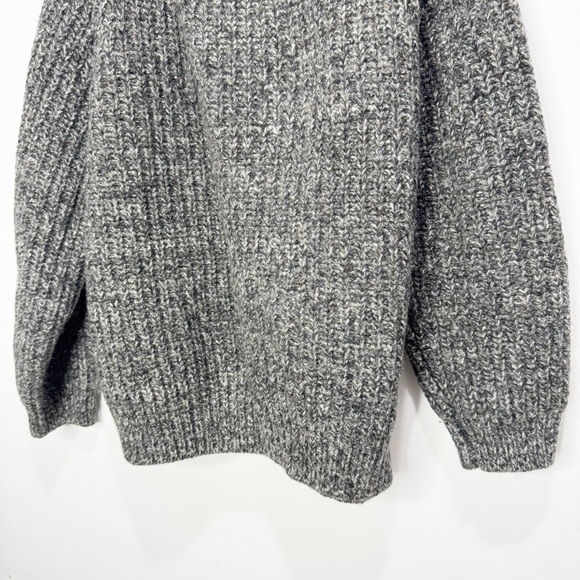 Vintage Dartmoor Jumpers Chunky Knit Gray 100% Wool Sweater Size XL - Picture 3 of 13